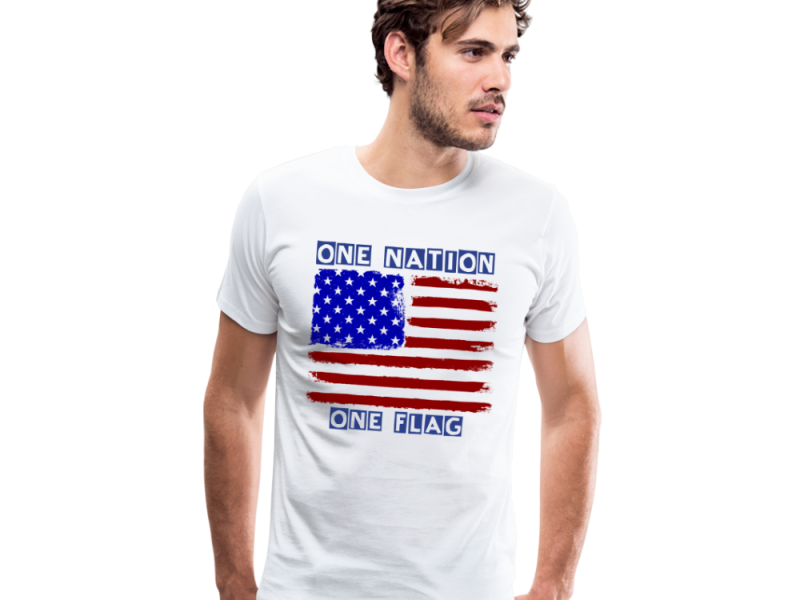 Patriotic T-Shirts, One Nation, One Flag