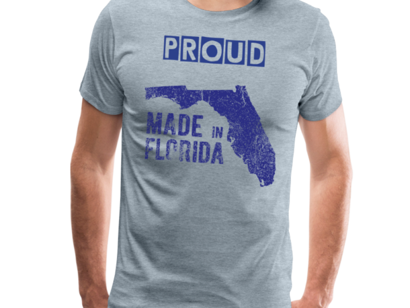 Proud Made Florida Printed T-Shirt
