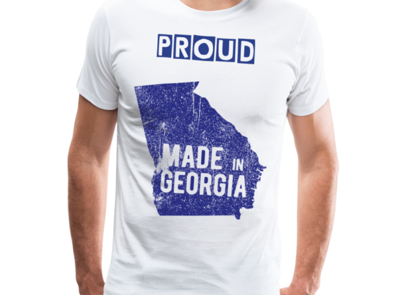 Proud Made Georgia Printed T-Shirt
